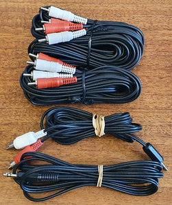 Diverse 3,5mm Stecker und Phono Audiokabel/Leitungen - Bild 1 von 7