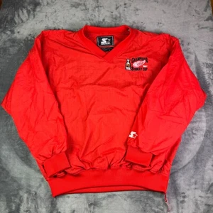 Vintage Starter Detroit Red Wings Stanley Cup Champs 1997 Pullover Jacket XL - Picture 1 of 8