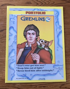 1984 Vintage Gremlins Portfolio 2 Taschen Schulordner - Bild 1 von 4