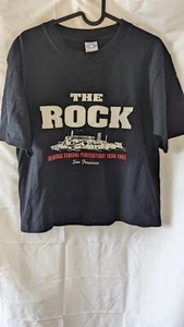 Vintage The Rock Alcatraz Prison T Shirt Size M Awesome Graphic - Small Mark - Picture 1 of 4