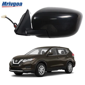 Espejo retrovisor eléctrico sin calefacción 3 pines negro para Nissan Rogue 2014-2020 lado izquierdo del conductor - Imagen 1 de 6