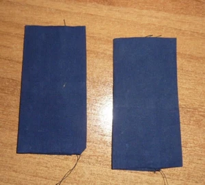 GRADI TUBOLARI neutri in tela - colore blu - polizia locale? usati - Foto 1 di 2