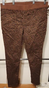 NWOT No Boundaries Women Jeggings Pants XL 15-17 Skinny Leopard Brown Stretch - Picture 1 of 5