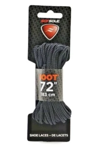 NEW SOFSOLE 72" BLACK BOOT LACES, SHOE LACES - Bild 1 von 2