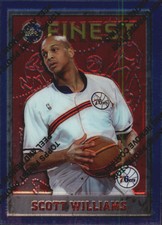 1995-96 Finest Philadelphia 76ers Basketball Card #232 Scott Williams