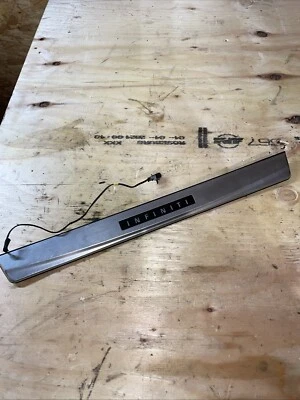 2010-2013 Infiniti G37 Sedan Passenger Right Illuminating Scuff Plate OEM - Image 1 of 4