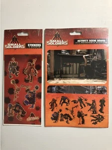 2 Packs of Vintage 1998 Small Soldiers Stickers - 22 Stickers total - BRAND NEW! - Picture 1 of 5
