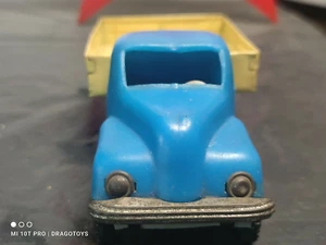 VINTAGE TRUCK FLAT BED FRICTION TOY PLASTIC METAL RUBBER WHEELS SOVIET ERA CCCP  - Picture 1 of 12