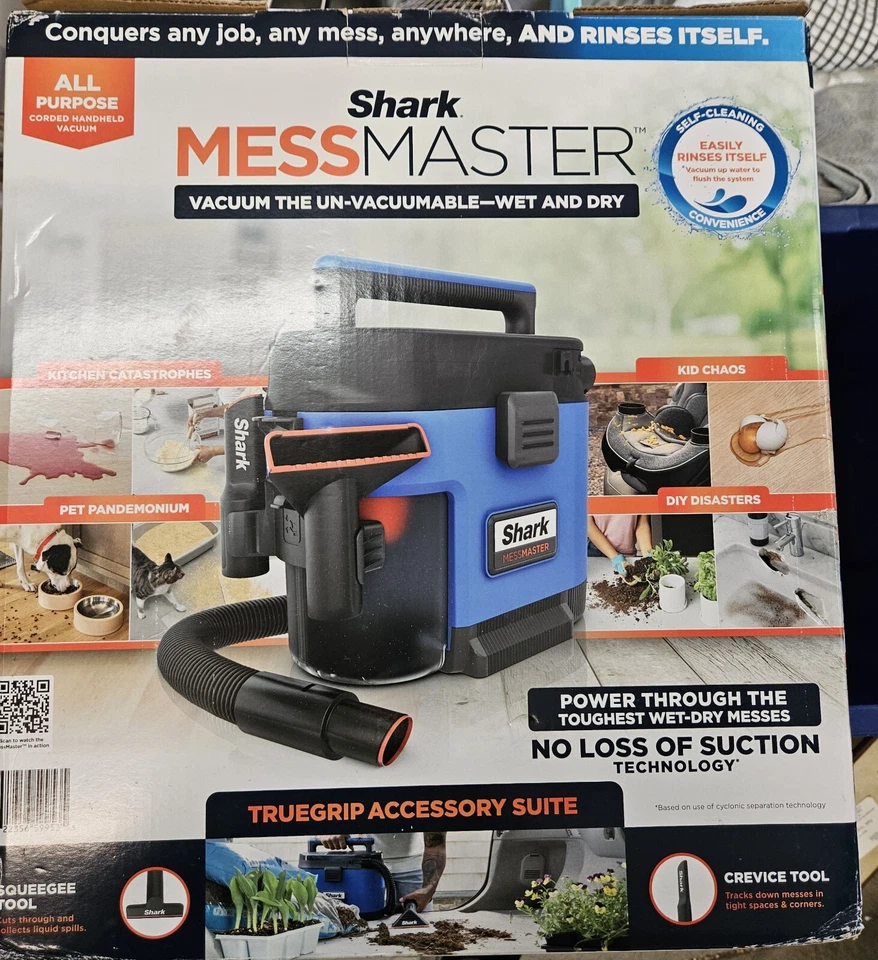 Shark MessMaster 1 Gallon Portable Wet/Dry Vacuum for Pets, Cars - Image 1 of 1