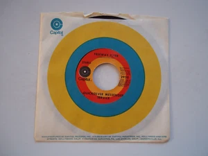 QUICKSILVER MESSENGER SERVICE - Freeway Flyer / Fresh Air 45 RPM 7" Record 1970 - Picture 1 of 6