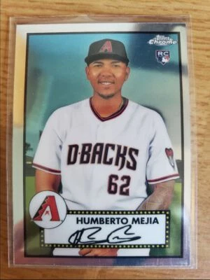 2021 Topps Chrome Platinum Anniversary Humberto Mejia RC Arizona Diamondbacks - Image 1 of 2