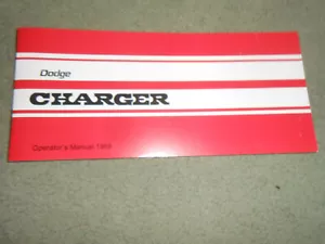 1969 DODGE CHARGER OPERATOR'S MANUAL / '69 DODGE OWNER'S MANUAL - Picture 1 of 1