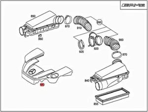 Genuine MERCEDES C215 C219 R230 S211 W211 W220 Cover plate 1130100967 - Picture 1 of 1