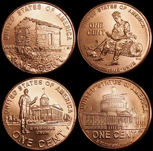 United States 1 Cent 2009 Lincoln 200th Birthday Series - Choose Coin(GLIU-003H) - Picture 1 of 7