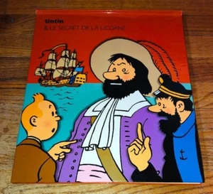 Tintin & et Le Secret De La Licorne French Language Pop Up Book Hardcover - Picture 1 of 1