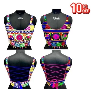 Saree Blouse Readymade Designer Indian Party Or Festival Wear Bollywood Dress - Picture 1 of 6
