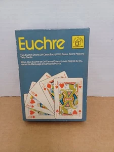 Vintage EUCHRE Card Game HOUSE OF GAMES waddingtons - Picture 1 of 14