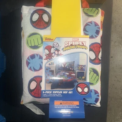  Juego de cama para niños pequeños Marvel Spidey & His Amazing Friends Foto 1 de 3