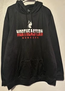Men's Colosseum Black Northeastern Huskies Lantern Pullover Hoodie XXXL - Picture 1 of 4