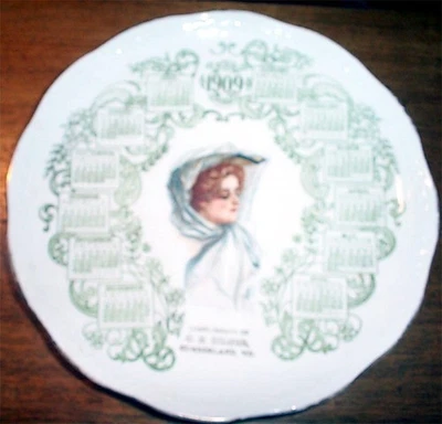 Placa Calendario Gilmore Girl Center C E Dilger Cumberland MD 1909 Foto 1 de 2