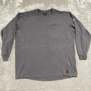 Ariat FR Shirt Mens XXL Gray Flame Resistant Workwear CAT2 Casual Comfort - Picture 1 of 8