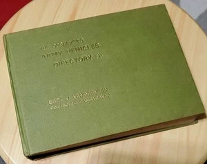 OBSERVER'S Army VEHICLES DIRECTORY To 1940 Book HC 1974 - Picture 1 of 12