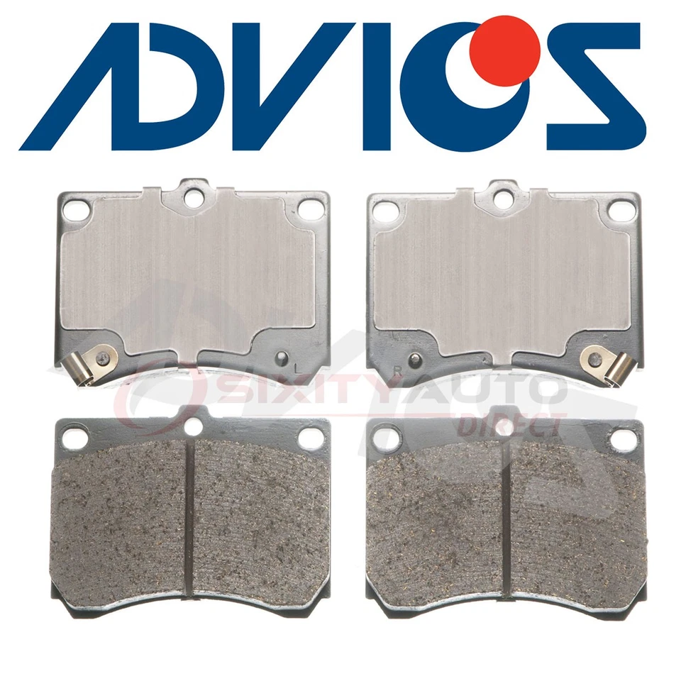 ADVICS Front Disc Brake Pad Set for 1992-1996 Mazda MX-3  - Braking Stopping sx Foto 1 de 4