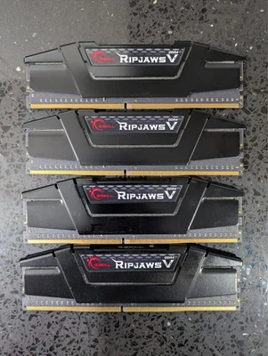 G.SKILL Ripjaws V Series 32GB (4x8GB) DDR4 3200 Memory Kit (2 16GB kits) - Image 1 of 2