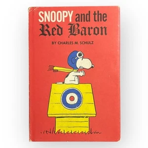 Snoopy and the Red Baron by Charles Schulz | 1967 HC 6th Printing Peanuts - Foto 1 di 11