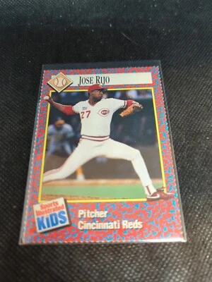 1991 Sports Illustrated for Kids Insert #240 Jose Rijo Cincinnati Reds - Image 1 of 2