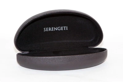 Estuche de Transporte para Gafas de Sol Serengeti - Marrón Oscuro Texturizado - Distribuidor Autorizado Foto 1 de 3