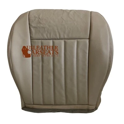Capa de assento de couro cinza claro 2006 compatível com Jeep Liberty Limited-Driver inferior - Imagem 1 de 4