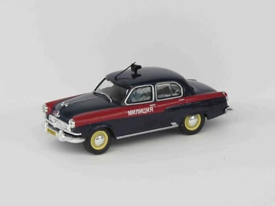 DIE-CAST AUTO POLIZIA VOLGA M21 - POLICE CARS DE AGOSTINI 1:43 - Immagine 1 di 2