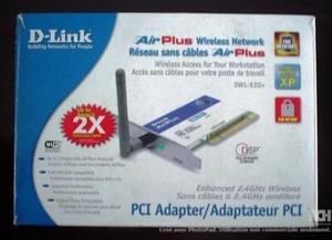 2002'S D-LINK ENHANCED 2.4GHz WIRELESS PCI ADAPTER - Imagen 1 de 6