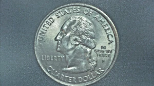 2002P  State Quarter (w/ die crack error) - Picture 1 of 3