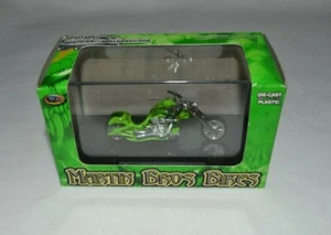 MINI MÁQUINAS TOY ZONE MARTIN BROS. BICICLETAS VERDE LIMA Y NEGRA - Imagen 1 de 4