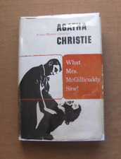 WHAT MRS. McGILLICUDDY SAW!   Agatha Christie  - 1st HCDJ 1957 $2.95 Miss Marple