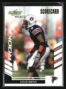 David Irons 2007 Score #316 /100 Football Card - Picture 1 of 2
