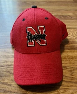 Nike Nebraska Cornhuskers Hat Adult Mens Red Adjustable Strap Wool NCAA Team - Picture 1 of 7