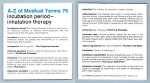Incubation Period-Inhalation Therapy #75 A-Z Home Medical Guide 1975 Hamlyn Card - Picture 1 of 1