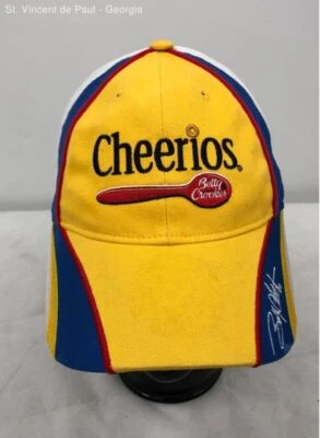 Sombrero de carreras Chase auténtico amarillo #43 Cheerios Petty will Bobby Labonte Nascar Foto 1 de 4