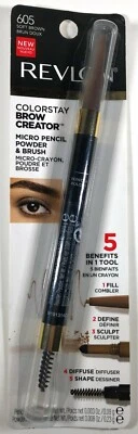 Revlon ColorStay Brow Creator Micro Pencil Powder & Brush in Soft Brown 605 - Image 1 of 2