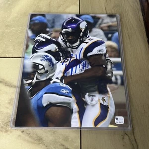 Percy Harvin Autographed Signed 8x10 Photo - COA Global Authentics - Picture 1 of 2