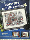 Amer School NWK 3521 COUNTRY STILL LIFE PAINTINGS cross stitch 1989 18pg booklet