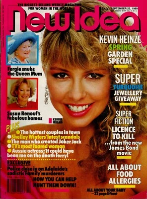 New Idea - Sept 23, 1989 - Kerrie Friend, Susan Renouf, Virginia Hey + Nicholson - Image 1 of 3