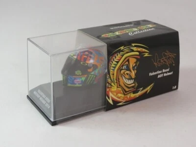 Minichamps Valentino Rossi AGV Helmet MotoGP Misano 2014 1/8 398140096 - Immagine 1 di 4