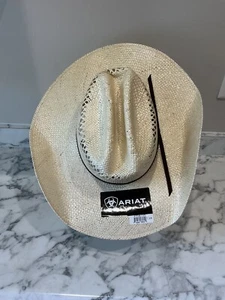 Ariat Men's Sisal Hat Size 7 3/8 New! - Picture 1 of 5