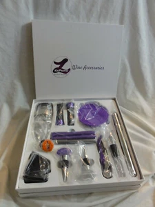 Wine Accessories Box 26 Pieces ~ Le Prene ~ Hostess / Holiday Gift ~ Girls Night - Picture 1 of 11