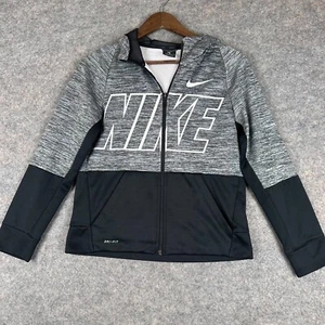 Nike Youth Multi Color Full Zip Hooded Jacket Size Large Comfort - Picture 1 of 13