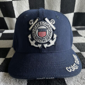 UNITED STATES COAST GUARD OFFICIALLY LICENSED Embroidered Adjustable Hat